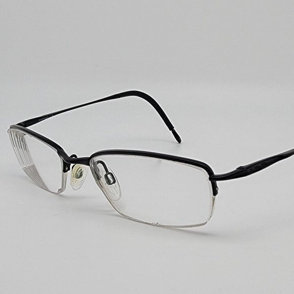 Oakley 11-862 Jackknife 4.0 Polished Black Semi Rimless Eyeglasses Frame 51mm - Picture 1 of 14